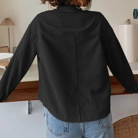 Black corduroy jacket - Picture 7 of 7